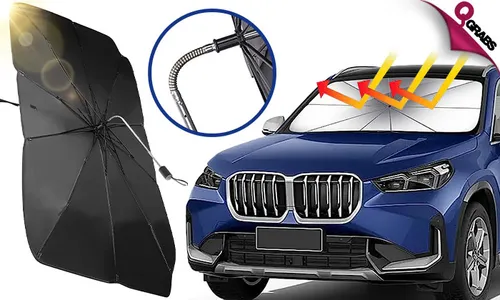 Car Windshield Umbrella with Bending Handle!
